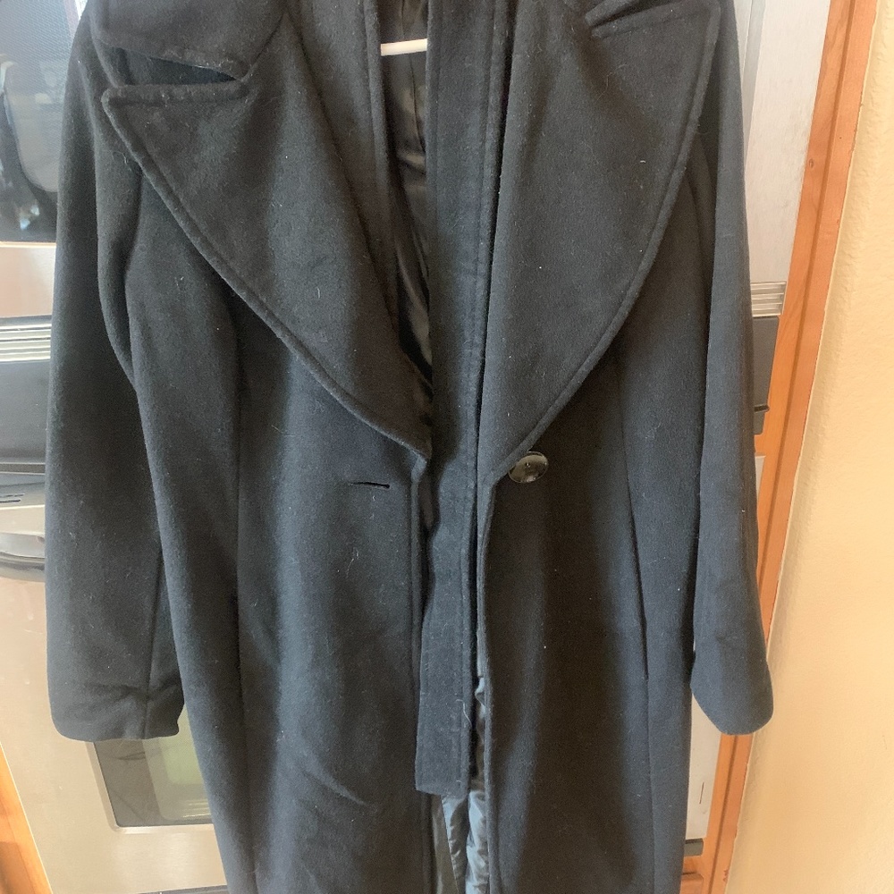 Woman’s full length wool jacket